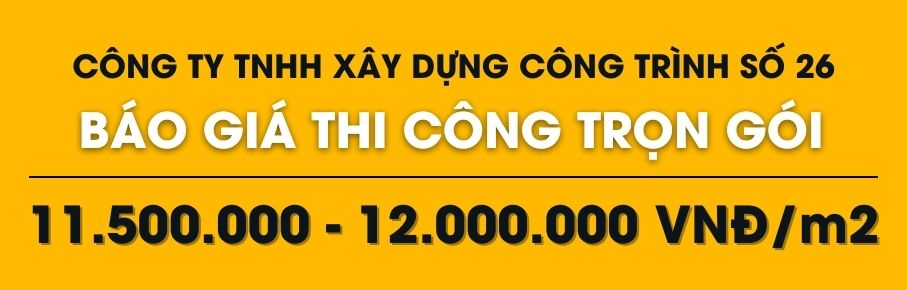 báo giá xây nhà trọn gói