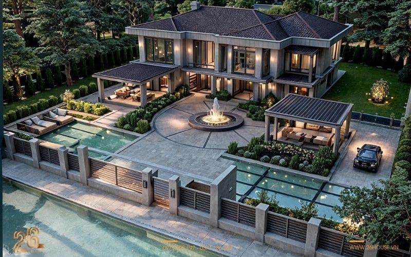 Mẫu biệt thự nhà vườn đẹp