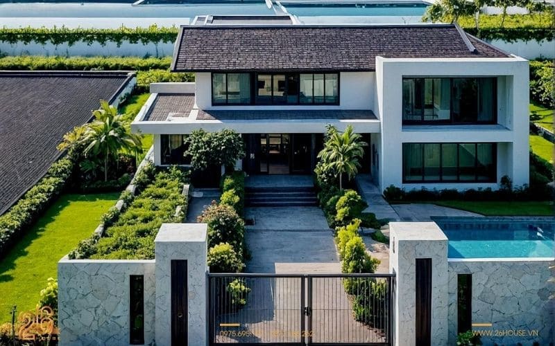Mẫu biệt thự nhà vườn đẹp