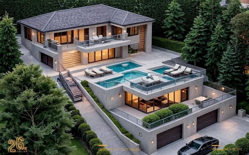 Mẫu biệt thự nhà vườn đẹp