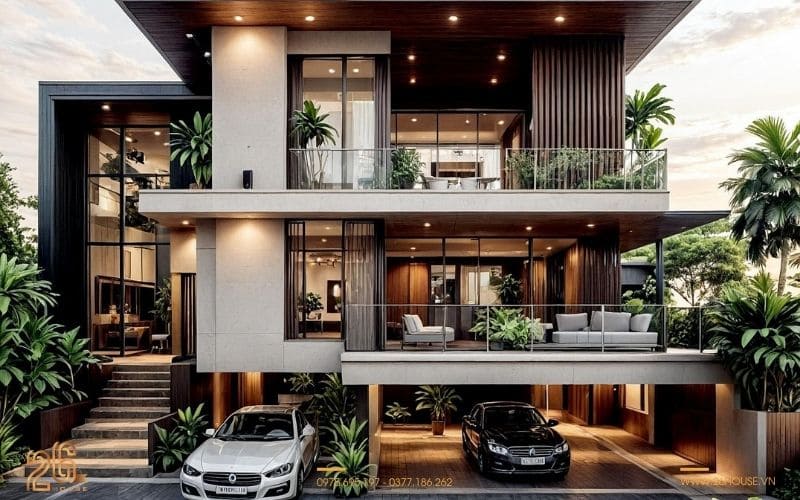Mẫu biệt thự nhà vườn đẹp