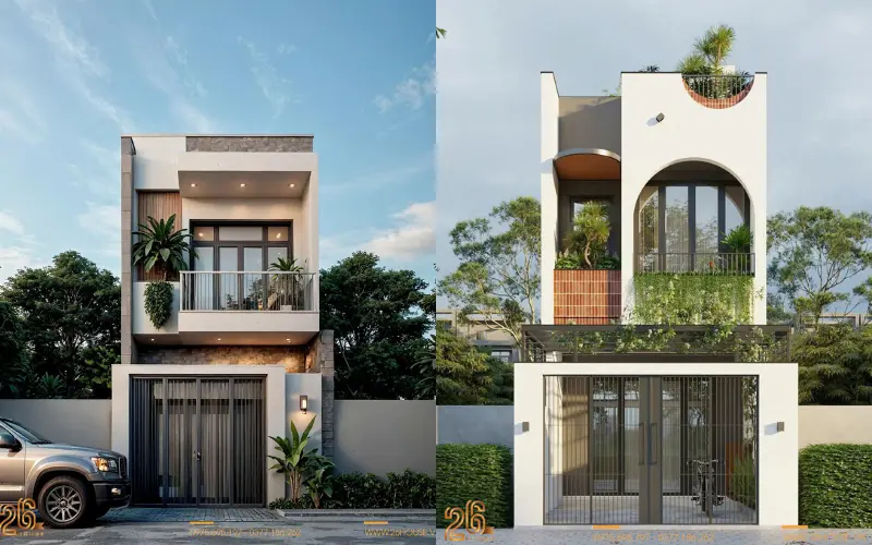 Ưu điểm nổi bật của mẫu nhà ống 2 tầng đẹp hiện nay 