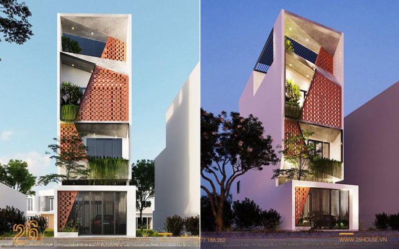 Nhà 3 tầng đẹp tại Đà Nẵng 4 phòng ngủ cho gia đình nhiều thế hệ