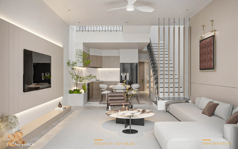 Bố trí công năng thiết kế nhà 2 tầng đẹp tại Đà Nẵng khoa học, tiện nghi 
