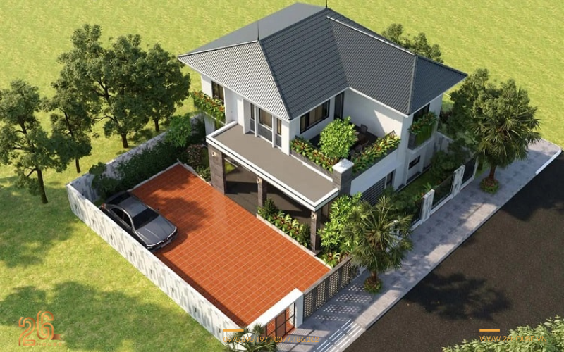 26 HOUSE - Đơn vị thiết kế nhà 2 tầng đẹp tại Đà Nẵng đáng tin cậy 