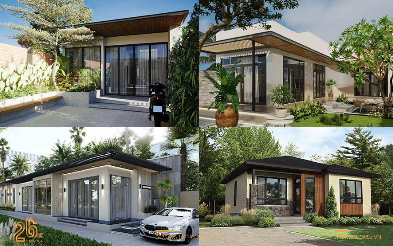 Không gian mở kết hợp thiên nhiên trong mẫu nhà 3 tầng đẹp ở nông thôn