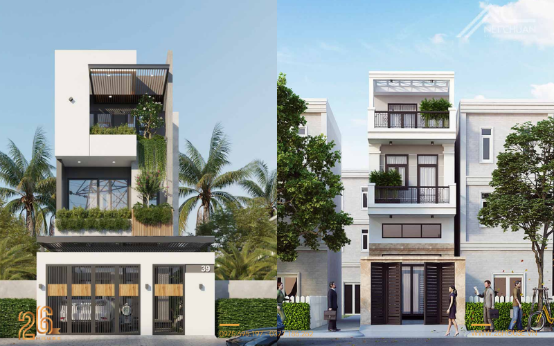 Thiết kế bền vững và tiết kiệm chi phí trong mẫu nhà 3 tầng đẹp ở nông thôn