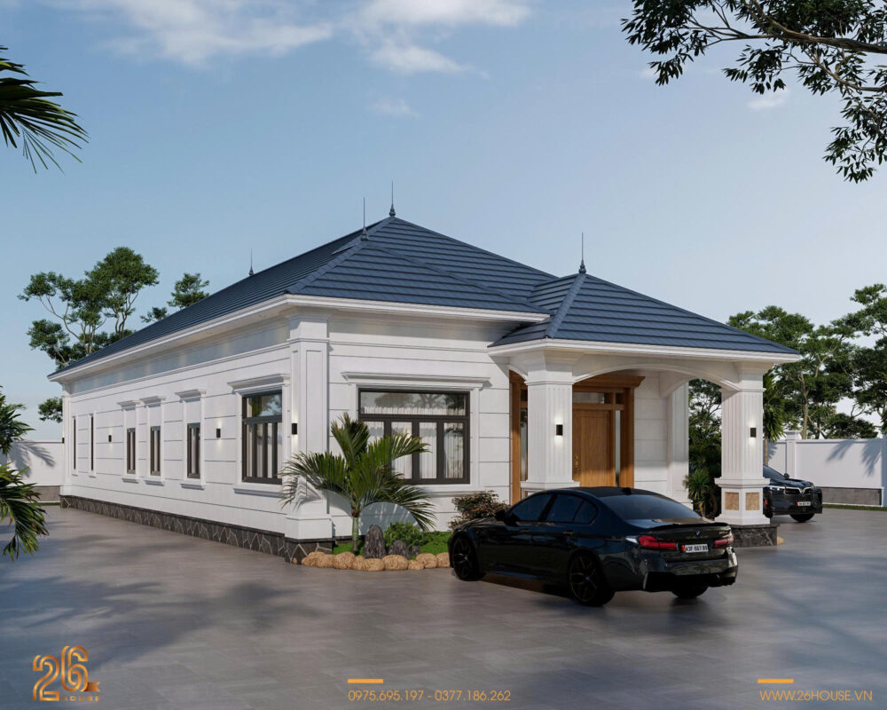 Tổng thể kiến trúc ngoại thất dự án T’s House
