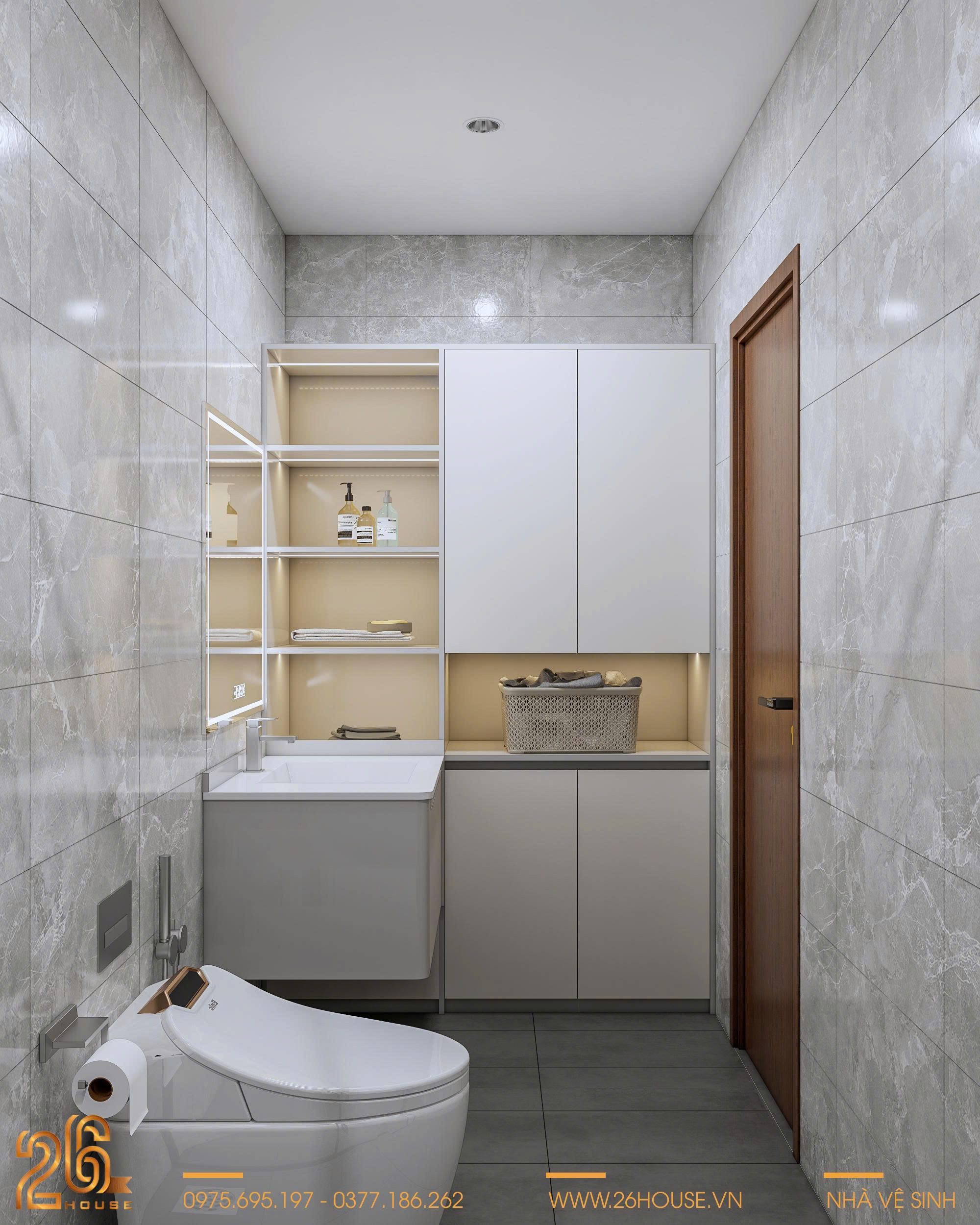 Thiết kế nội thất dự án T’s House tối giản, đồng bộ phong cách hiện đại