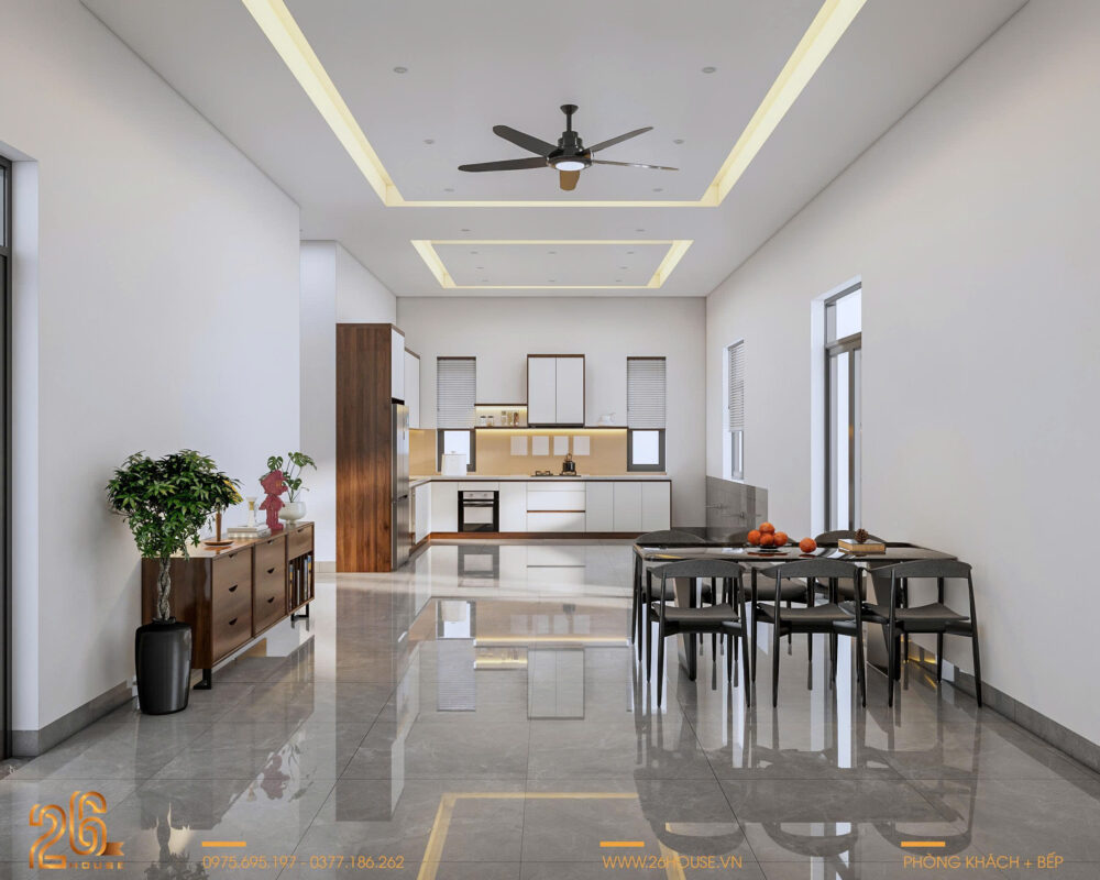Thiết kế nội thất dự án T’s House tối giản, đồng bộ phong cách hiện đại