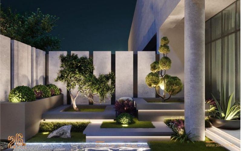 Top các mẫu hàng rào biệt thự sân vườn đẹp nổi bật nhất 2026 30 Hàng rào cho biệt thự nghỉ dưỡng sân vườn